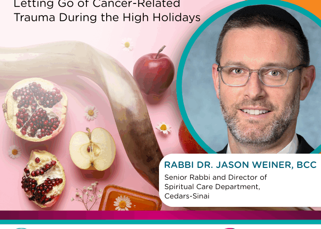 Virtual Tashlich: Letting Go of Cancer-Related Trauma in Preparation for the High Holidays